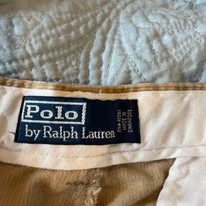 Polo by Ralph Lauren Khaki Corduroy Pants 33/30
